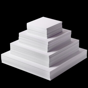 正方形白卡纸 手工硬卡纸厚10*10cm20*20cm白色卡纸儿童画画纸15*15厘米25*25厘米 10*10cm白卡300克100张